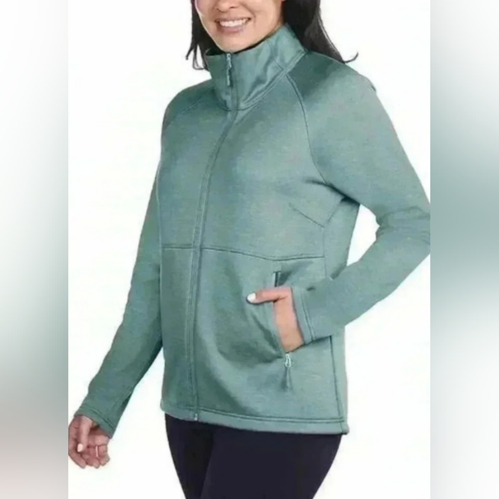 KIRKLAND Fleece Teal Fall Winter Casual signature jacket (#522)